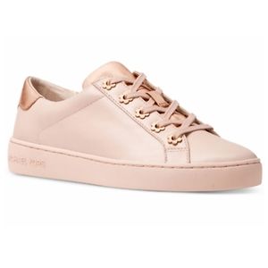 NWT Michael Kors Irving Leather Sneakers